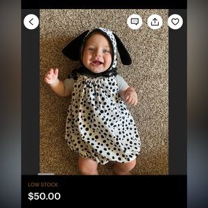 18-24 month girl’s Dalmatian costume